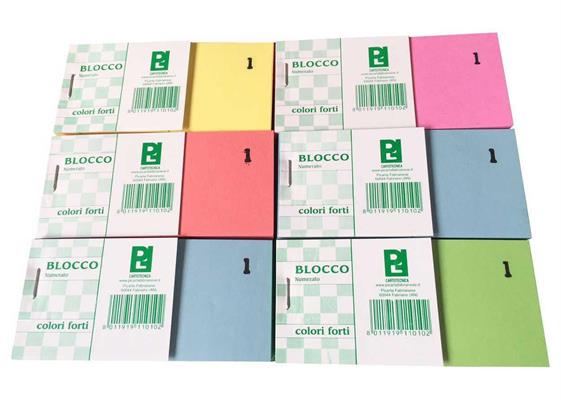 Blocco numerato 1-1000 lotteria ass.to 0100160