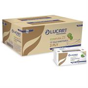 Pacco da 198 asciugamani piegati a Z EcoNatural Lucart Plastic F