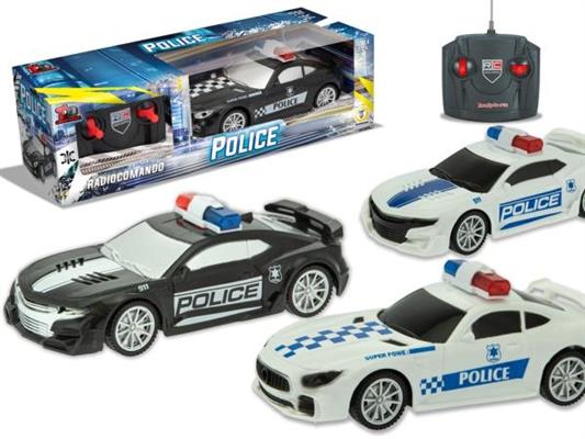 Gioco auto della polizia r/c
