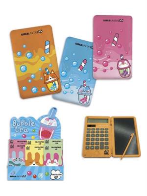 Tinta unita zoo bubble tea calcolatrice lcd - 62815