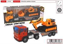 Camion con rimorchio cantiere