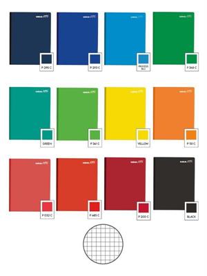 Quaderno maxi pool TINTA UNITA CLASSIC 100gr. 25fg quadro 5mm