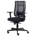 Sedia Liberty SY pp05 B25NR RWL_DS B833 nero c/braccioli BR28