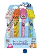 Penna a sfera cancellabile TINTA UNITA zoo 0.7 blu